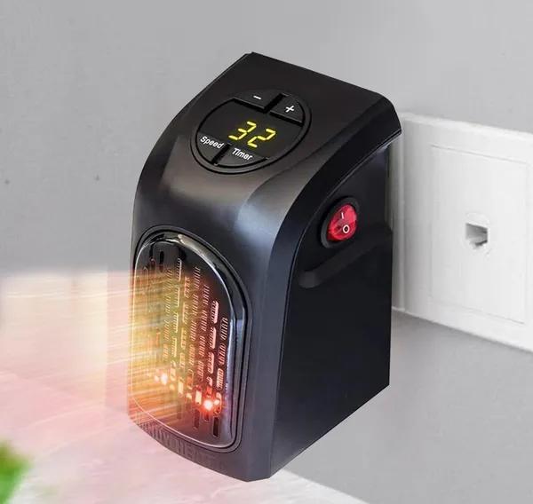 PANCA Handy Heater Wall-Outlet 400 Watts Electric Handy Room Heater (Room  Heaters Home for Bedroom, Reading books, Work, Bathrooms, Rooms, Offices, 