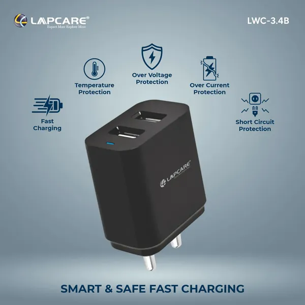 Lapcare_15W_5V_3.4Amp_Dual_USB_Smart_Charger_Fast_Charging_Power_Adaptor/Charger_for_All_iOS_&_Android_Devices,_Black_(Without_Cable)