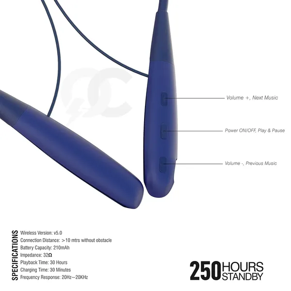 CLGD_UBON_CL-4050_Sound_Range,_in-Ear_Wireless_Earphone