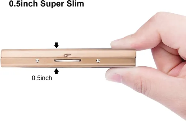 6_Slots_Credit_Card_Holder_Protector_Slim_Metal_Business_Card_Case_For_Women_Or_Men_(Rose_Gold)