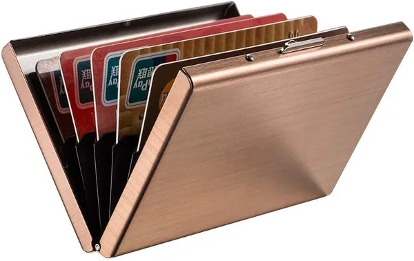 6_Slots_Credit_Card_Holder_Protector_Slim_Metal_Business_Card_Case_For_Women_Or_Men_(Rose_Gold)