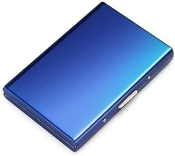6_Slots_Credit_Card_Holder_Protector_Slim_Metal_Business_Card_Case_For_Women_Or_Men_(Blue)