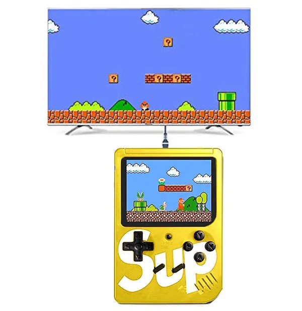 CLGD_Gift_Gallery_Video_Game_for_Kids_SUP_400_in_1_Retro_Game_Box_Console_Handheld_Game_Box_with_TV_Output_&_with_Remote_Controller_Gaming_Console