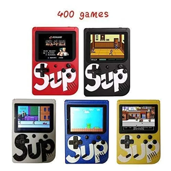 CLGD_Gift_Gallery_Video_Game_for_Kids_SUP_400_in_1_Retro_Game_Box_Console_Handheld_Game_Box_with_TV_Output_&_with_Remote_Controller_Gaming_Console