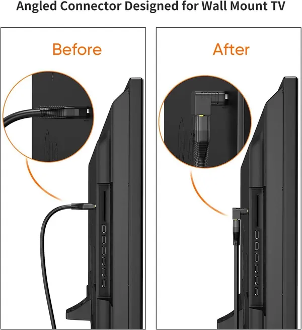 CLGD_HDMI_Adapter_90_Degree_4K_Male_to_Female_HDMI_Connector_270_Degree_Extender_Right_Angle_2_Pack_Combo_L-Type_HDTV_Converter