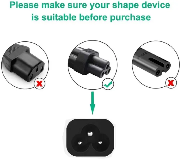CLGD_Laptop_Power_Cable__1.5_Metter__Notebook_Computer_Replacement_Charger_