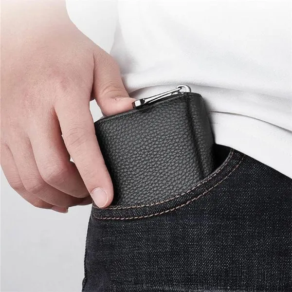 CLGD_Leather_Vertical_with_ID_Pouch_Slots_Credit_Debit_Zipper_Card_Holder_Money_Wallet_Coin_Purse_for_Men_&_Women