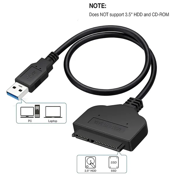 Usb_3.0_To_Sata_Adapter_Converter_Cable_For_2.5_Inch_Laptop_Hdd_&_Ssd_With_Usb_Power_Cable_With_Package_-_Black