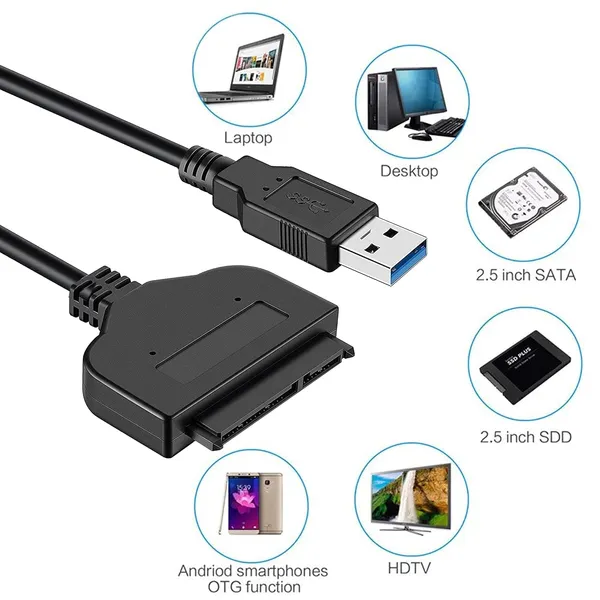 Usb_3.0_To_Sata_Adapter_Converter_Cable_For_2.5_Inch_Laptop_Hdd_&_Ssd_With_Usb_Power_Cable_With_Package_-_Black