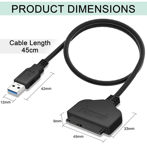 Usb_3.0_To_Sata_Adapter_Converter_Cable_For_2.5_Inch_Laptop_Hdd_&_Ssd_With_Usb_Power_Cable_With_Package_-_Black