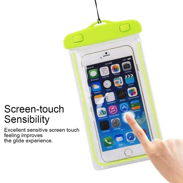 CLGD_Universal_Waterproof_Smartphone_Protective_Pouch_for_Pool,_Beach_for_All_Smartphones-Random_Color_Multicolor-Pack_of_2