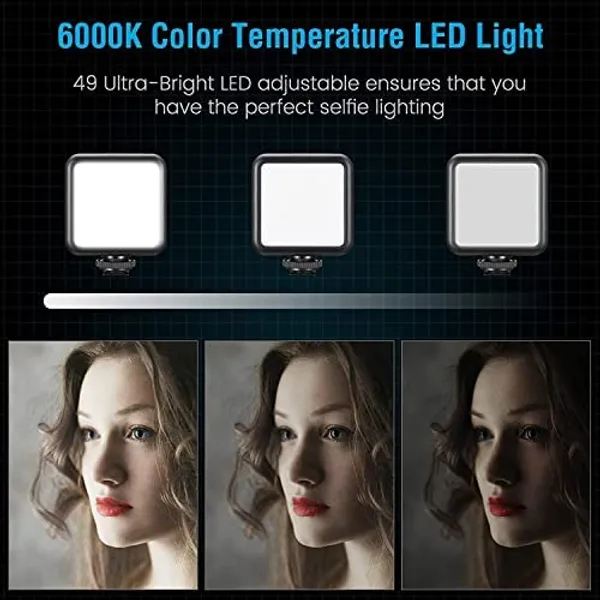 CLGD_Vlogging_Kit_for_Video_Making_with_Bluetooth_Remote,_Mic,_Mini_Tripod_Stand,_LED_Light_&_Phone_Holder_Clip