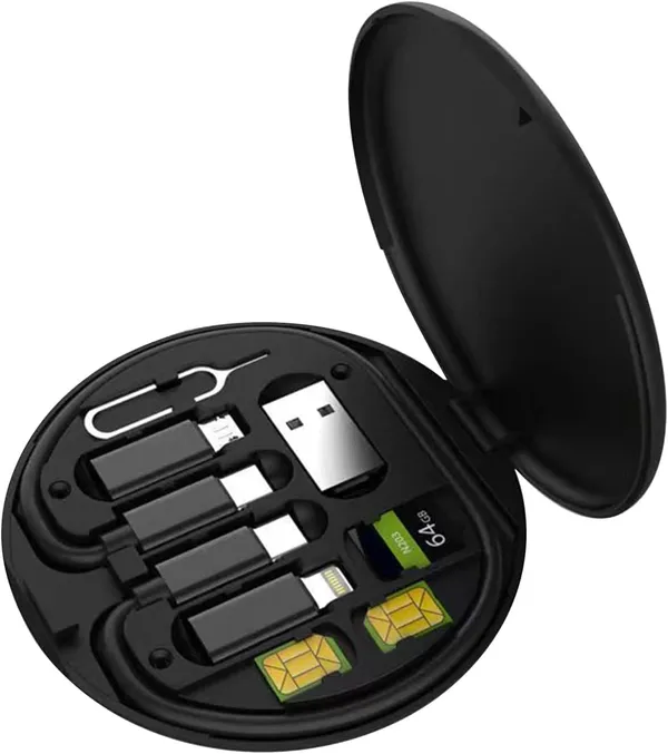 CLGD__5_in_1_Fast_Charging_Data_Cable_Kit_for_Type_C,_Apple_&_Android_Smarphones,_Multi_Charging_Cable_Case_Convertor_USB_C_to_Lightning/Type_C/Micro/USB_A_Adapter_set,_Eject_Tool_and_Slots