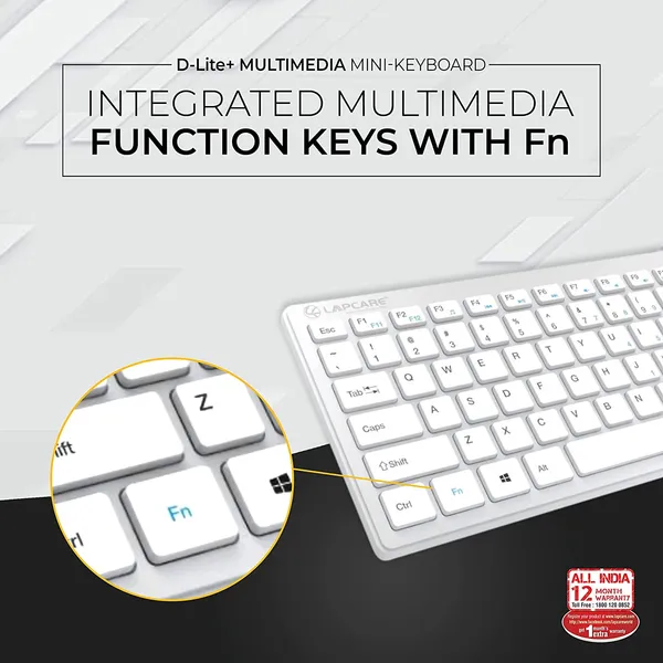 Lapcare_Wired_Mini_Keyboard_With_Chocolate_Keys_(Silver)