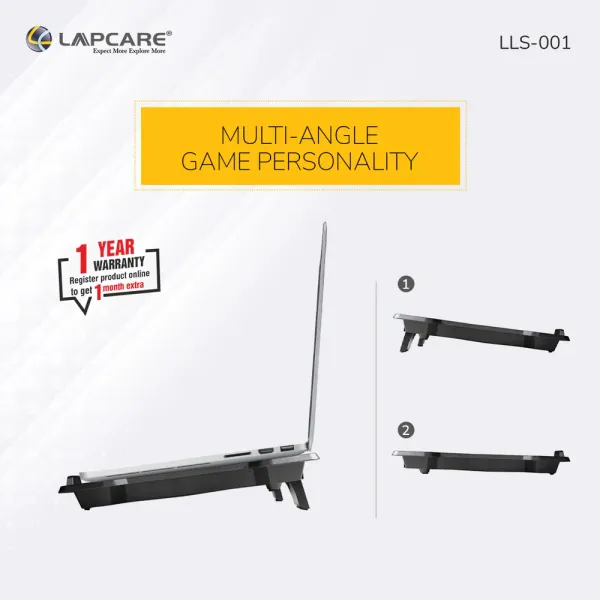 LAPCARE_Lapkool-I_Laptop_Cooling_pad_Compatible_for_up_to_15.6"_(39,6_cm)_laptops,_Features_1_USB_Port_-_Ergonomically_Designed_Laptop_Cooling_Station_with_Low_Noise