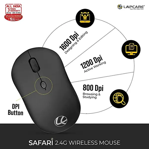 Lapcare_Safari_Wireless_Mouse_and_USB_HUB_2.0_Combo
