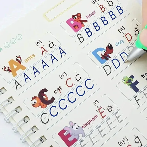 Magic_Practice_Copybook,_(4_BOOK_+1_PEN_+_10_REFILL)_Number_Tracing_Book_for_Preschoolers_with_Pen,_Magic_calligraphy_books_for_kids_Reusable_Writing_Tool