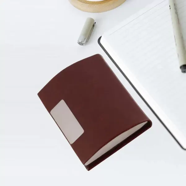 Men_&_Women_Casual_Brown_Artificial_Leather_Card_Holder__(10_Card_Slots)