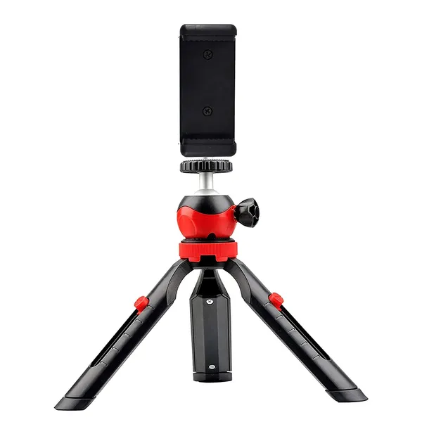 18_Cm_Portable_&_Flexible_Mini_Tripod_With_Mobile_Holder_&_360_Degree_Ball_Head