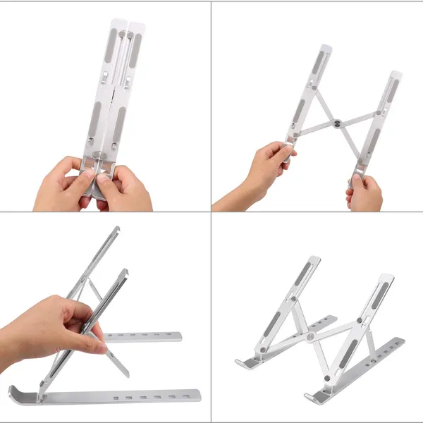 Laptop_Stand_For_Desk,_Ergonomic_Computer_Stand_Laptop_Riser,_Phone_And_Tablet_Stand_For_Desk,_Portable_Laptop_Elevator_Holder_Compatible_With_Macbook,_Laptop,Tablet_(Silver)