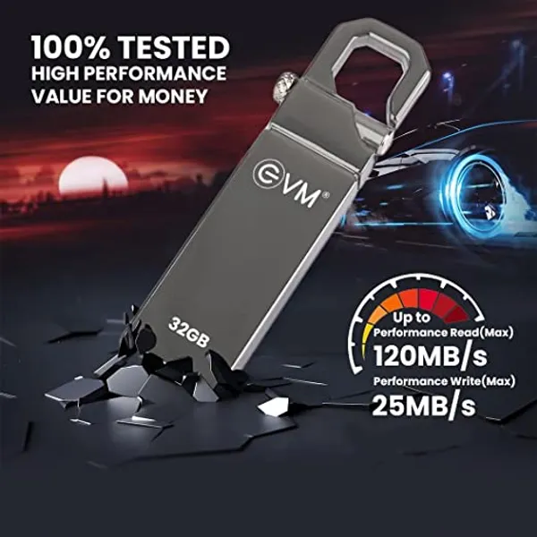 Evm_32Gb_Pen_Drive_Usb_2.0_Flash_Drive_Metal_Pen_Drive