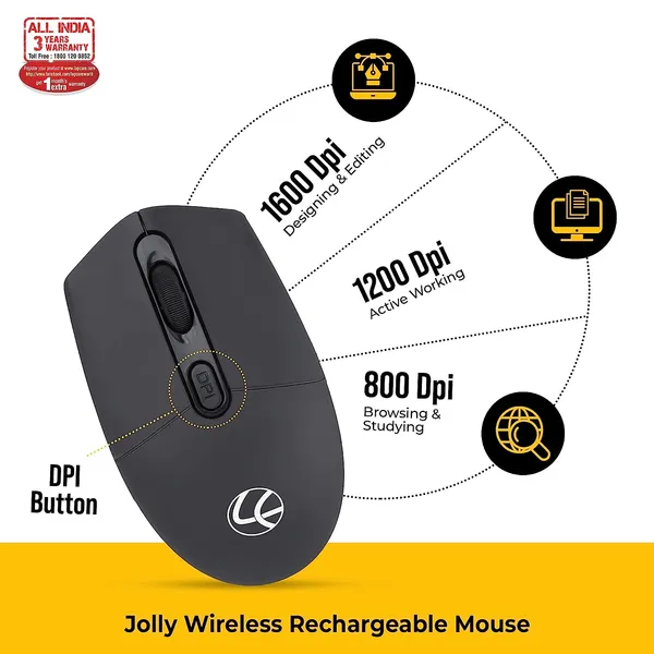 Jolly_Lmw-111_Wireless_Rechargeable_Mouse_With_4_Durable_Keys_And_Dpi_Upto_1600_(Black)