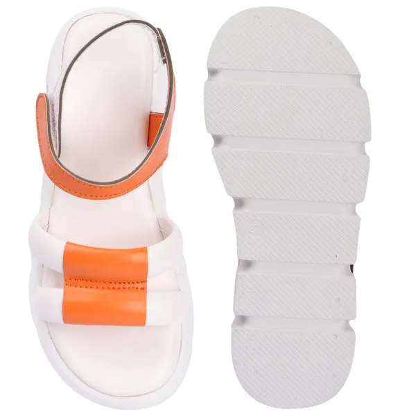 White_women_valcro_strap_colorblocked_platfrom_sandals