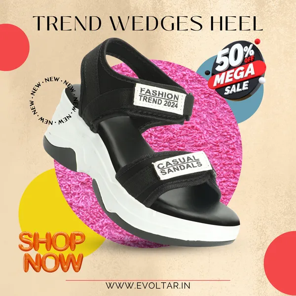 Black_women_printed_Wedges_Sandals