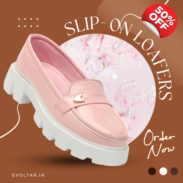 Pink_women_synthetic_patent_leather_Chunky_loafer_moccasins