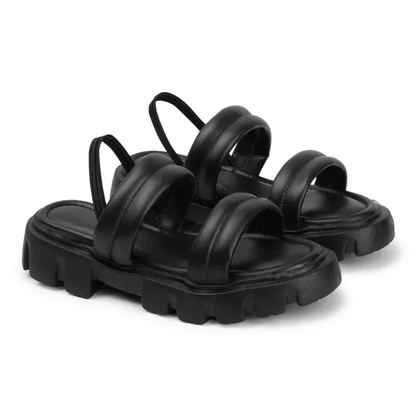 Black_Women_double_strap_slingback_platform_sandals