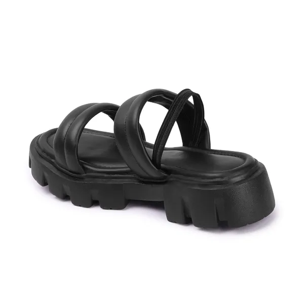 Black_Women_double_strap_slingback_platform_sandals