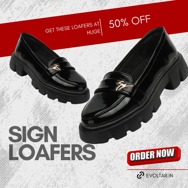 Black_women_synthetic_patent_leather_Chunky_loafer_moccasins