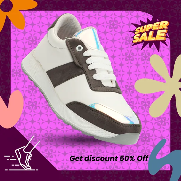 Grey_women_synthetic_&_velvet_fusion_flatform_sneakers