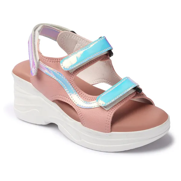 Peach_women_Iridescent_Metallic_Wedges_Sandals