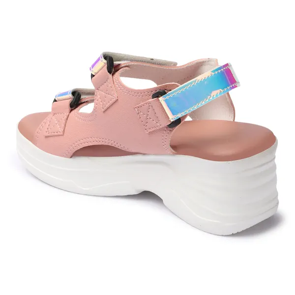 Peach_women_Iridescent_Metallic_Wedges_Sandals
