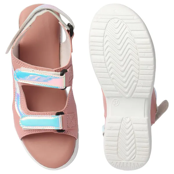 Peach_women_Iridescent_Metallic_Wedges_Sandals