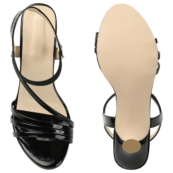 Black_Women_Sleek_Kitten_heels_Strappy_sandals