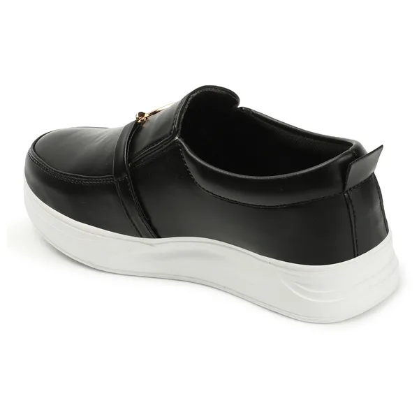 Black_women_synthetic_leather_loafer_moccasins