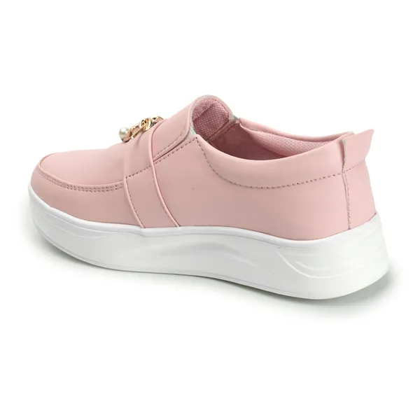 Pink_women_synthetic_leather_embellished_loafer_moccasins