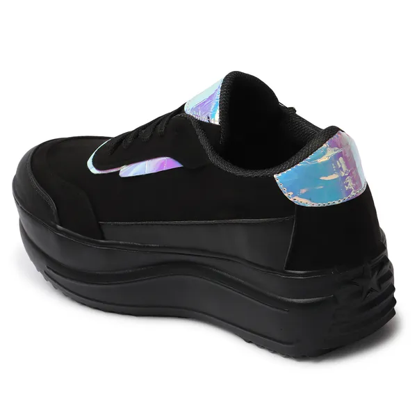 Black_women_synthetic_&_velvet_fusion_flatform_sneakers