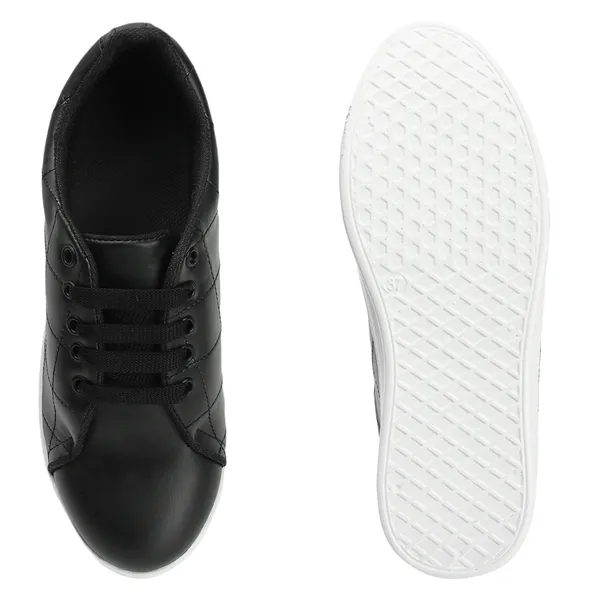 Black_women_synthetic_stitch_details_flatform_lace_up_sneakers