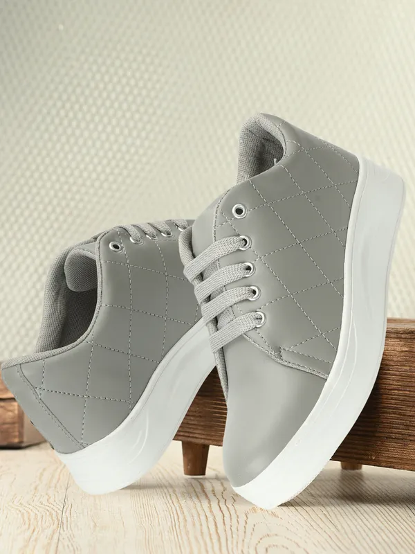 Grey_women_synthetic_stitch_details_flatform_lace_up_sneakers