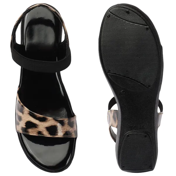 Beige_women_Animal_print_Wedges_Sandals