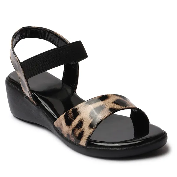 Beige_women_Animal_print_Wedges_Sandals