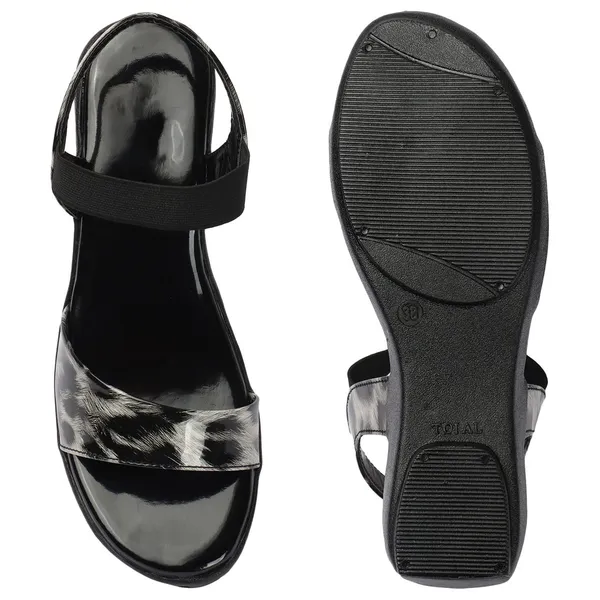 Grey_women_Animal_print_Wedges_Sandals