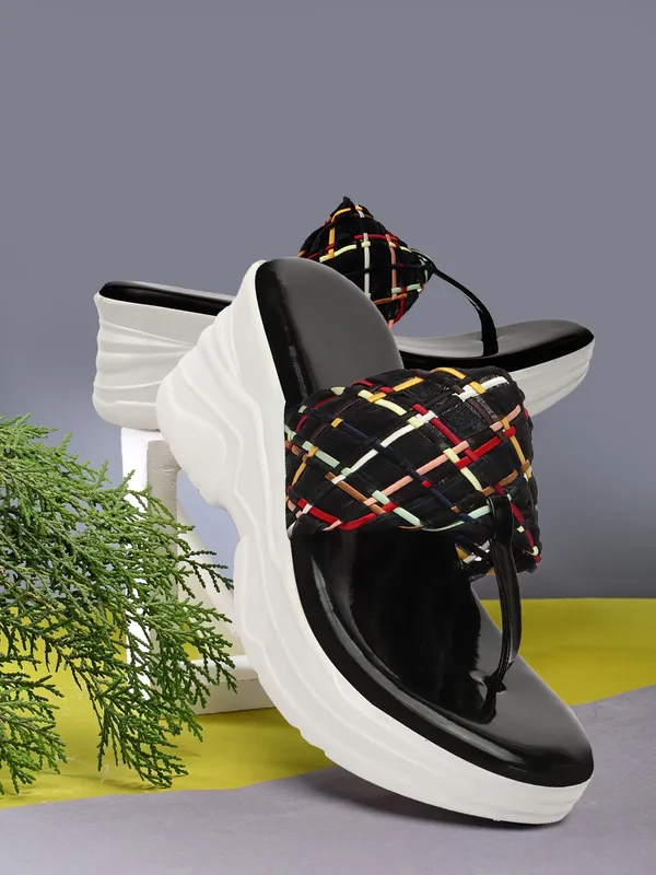 Black_women_Iridescent_Metallic_Wedges_Sandals