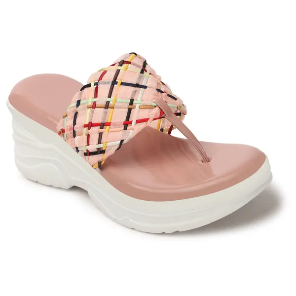 Peach_women_Iridescent_Metallic_Wedges_Sandals