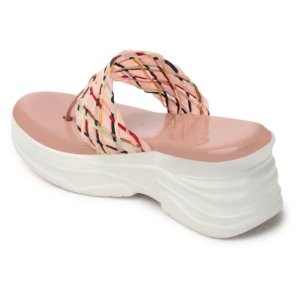 Peach_women_Iridescent_Metallic_Wedges_Sandals