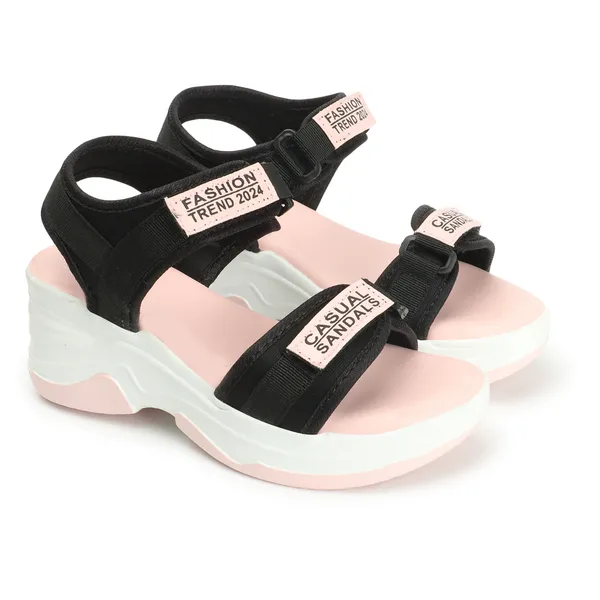 Peach_women_printed_Wedges_Sandals