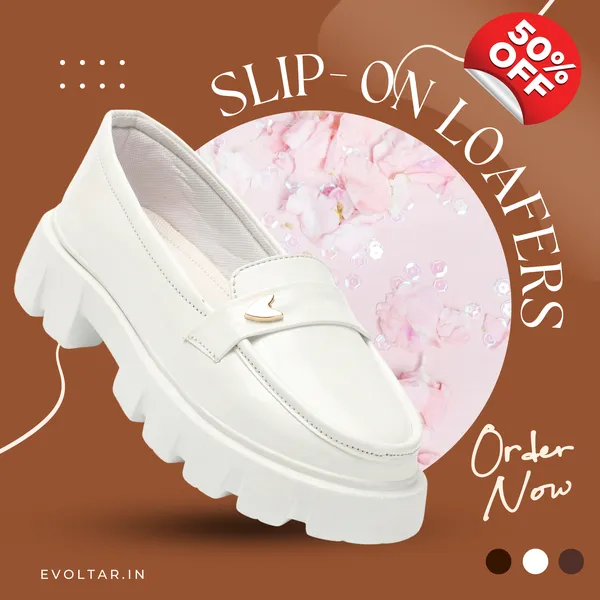 White_women_synthetic_patent_leather_Chunky_loafer_moccasins